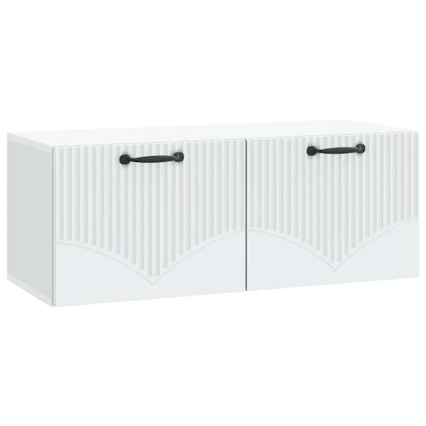 vidaXL Rippuv TV kapp Valge 78,5 x 31 x 30 cm Tehispuit