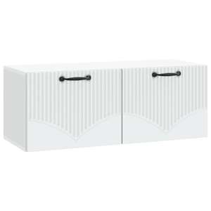 Nástěnná TV skříň Bílá 78,5 x 31 x 30 cm Kompozitní dřevo - obrázek 2