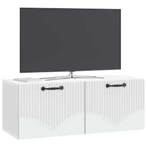 Nástěnná TV skříň Bílá 78,5 x 31 x 30 cm Kompozitní dřevo - obrázek 3