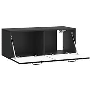 Nástěnná TV skříň Černá 78,5 x 31 x 30 cm Kompozitní dřevo - obrázek 5