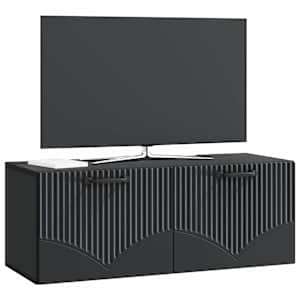 Nástěnná TV skříň Černá 78,5 x 31 x 30 cm Kompozitní dřevo - obrázek 3