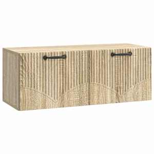 Nástěnná TV skříň Dub sonoma 78,5 x 31 x 30 cm Kompozitní dřevo - obrázek 2
