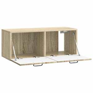 Nástěnná TV skříň Dub sonoma 78,5 x 31 x 30 cm Kompozitní dřevo - obrázek 5