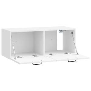 Nástěnná TV skříň Bílá s vysokým leskem 78,5 x 31 x 30 cm - obrázek 5