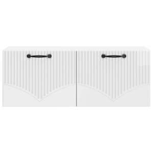 Nástěnná TV skříň Bílá s vysokým leskem 78,5 x 31 x 30 cm - obrázek 6