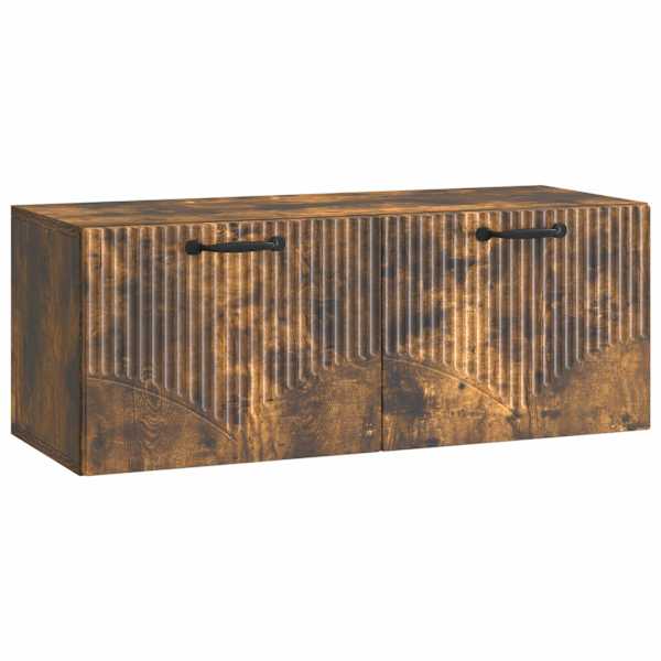 vidaXL Rippuv TV kapp Suitsutatud tamm 78,5 x 31 x 30 cm Tehispuit
