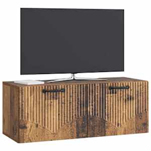 Nástěnná TV skříň Staré dřevo 78,5 x 31 x 30 cm - obrázek 3