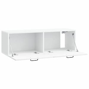 Nástěnná TV skříň Bílá 98 x 31 x 30 cm Kompozitní dřevo - obrázek 5