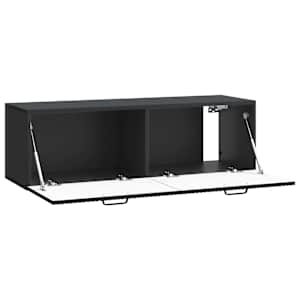Nástěnná TV skříň Černá 98 x 31 x 30 cm Kompozitní dřevo - obrázek 5