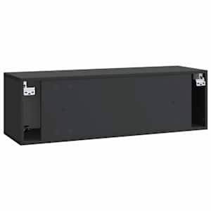 Nástěnná TV skříň Černá 98 x 31 x 30 cm Kompozitní dřevo - obrázek 8