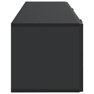 Nástěnná TV skříň Černá 98 x 31 x 30 cm Kompozitní dřevo - obrázek 7
