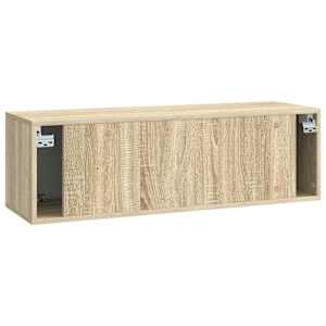 Nástěnná TV skříň Dub sonoma 98 x 31 x 30 cm Kompozitní dřevo - obrázek 8