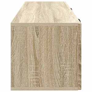 Nástěnná TV skříň Dub sonoma 98 x 31 x 30 cm Kompozitní dřevo - obrázek 7