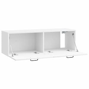 Nástěnná TV skříň Bílá s vysokým leskem 98 x 31 x 30 cm - obrázek 5