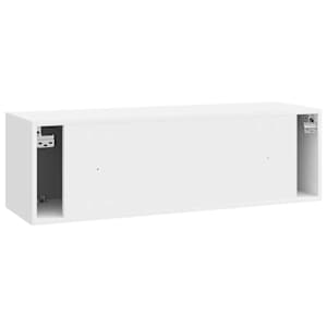 Nástěnná TV skříň Bílá s vysokým leskem 98 x 31 x 30 cm - obrázek 8