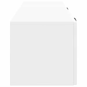 Nástěnná TV skříň Bílá s vysokým leskem 98 x 31 x 30 cm - obrázek 7