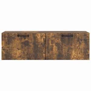 Nástěnná TV skříň Kouřový dub 98 x 31 x 30 cm Kompozitní dřevo - obrázek 6
