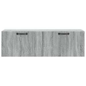Nástěnná TV skříň Šedá sonoma 98 x 31 x 30 cm Kompozitní dřevo - obrázek 6