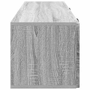 Nástěnná TV skříň Šedá sonoma 98 x 31 x 30 cm Kompozitní dřevo - obrázek 7