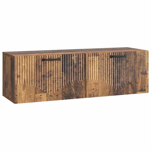 vidaXL Rippuv TV kapp Vana puit 98 x 31 x 30 cm Tehispuit