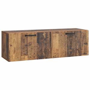 Nástěnná TV skříň Staré dřevo 98 x 31 x 30 cm Kompozitní dřevo - obrázek 2
