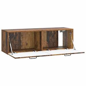 Nástěnná TV skříň Staré dřevo 98 x 31 x 30 cm Kompozitní dřevo - obrázek 5