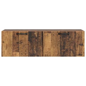 Nástěnná TV skříň Staré dřevo 98 x 31 x 30 cm Kompozitní dřevo - obrázek 6