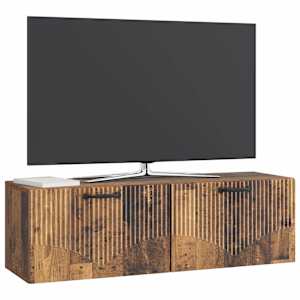 Nástěnná TV skříň Staré dřevo 98 x 31 x 30 cm Kompozitní dřevo - obrázek 3