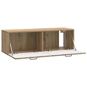 Nástěnná TV skříň 98 x 31 x 30 cm Dub artisan Kompozitní dřevo - obrázek 5