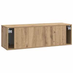 Nástěnná TV skříň 98 x 31 x 30 cm Dub artisan Kompozitní dřevo - obrázek 8