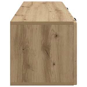 Nástěnná TV skříň 98 x 31 x 30 cm Dub artisan Kompozitní dřevo - obrázek 7