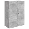 vidaXL Seinale kinnitatav kapp 66 x 34,5 x 90 cm Tehispuit Betoonhall
