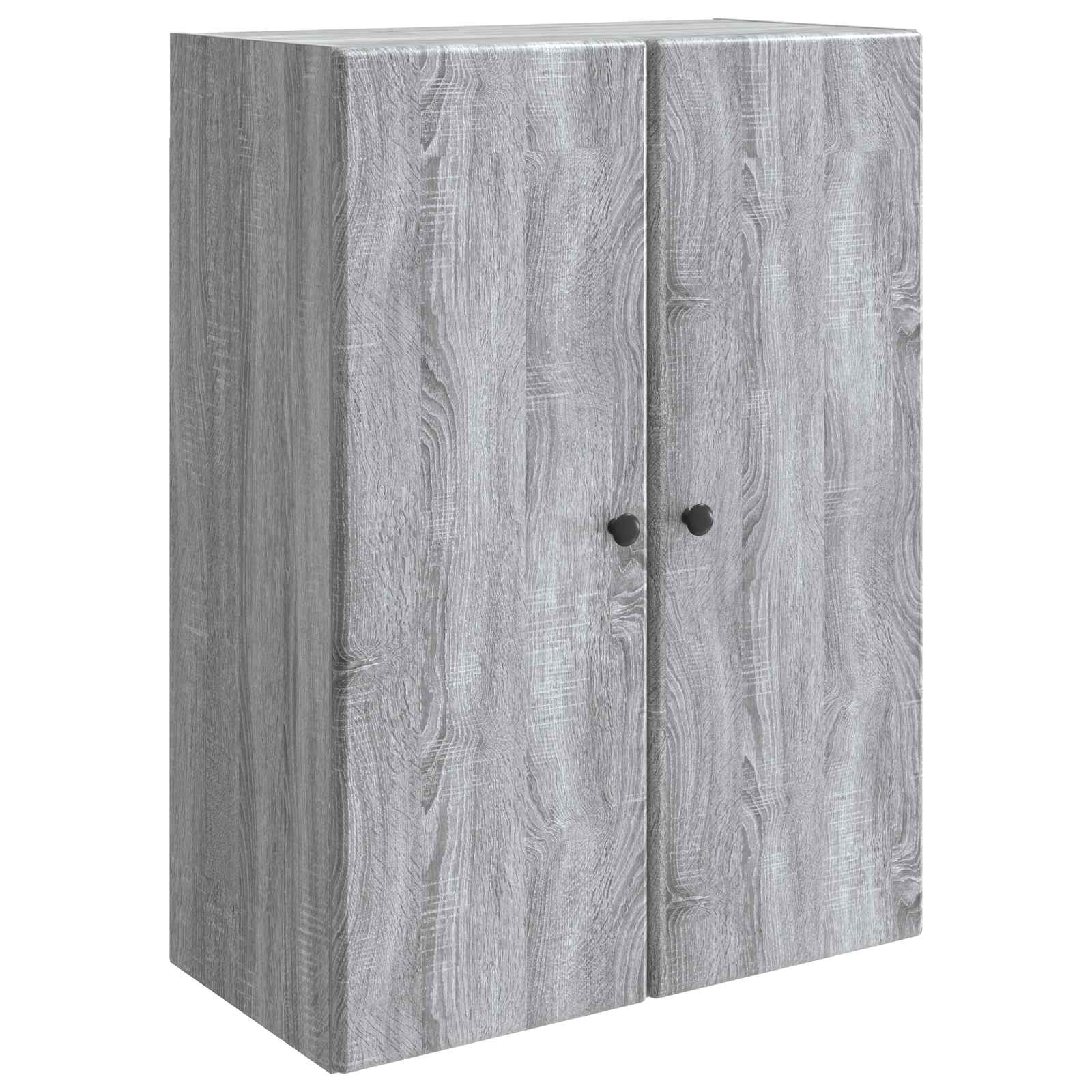 vidaXL Dulap montat pe perete Sonoma gri 66 x 34,5 x 90 cm