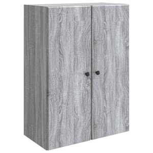 Omara za steno Siva Sonoma 66 x 34,5 x 90 cm Inženirski les