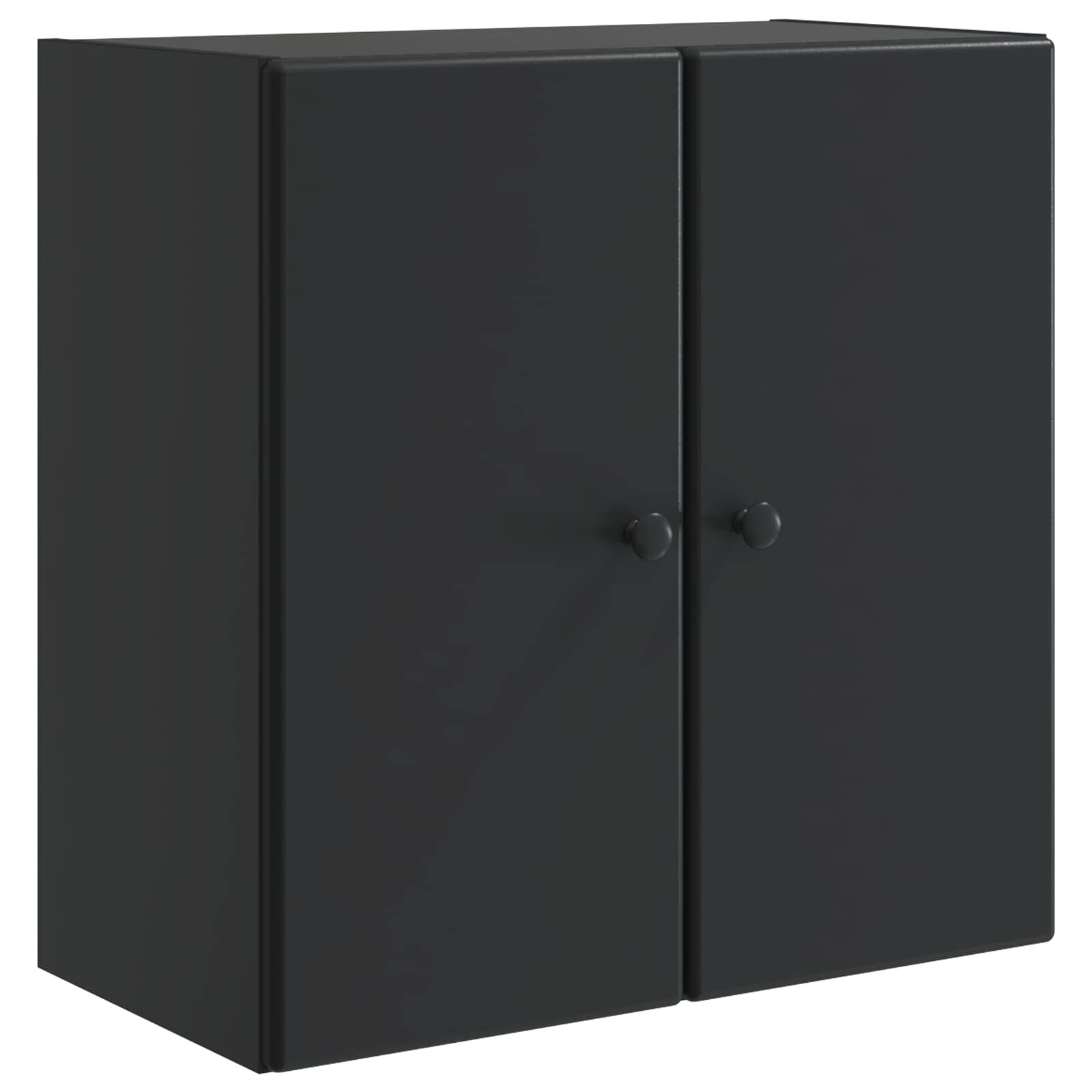 vidaXL Dulap montat pe perete Negru 59 x 31 x 60 cm Lemn prelucrat