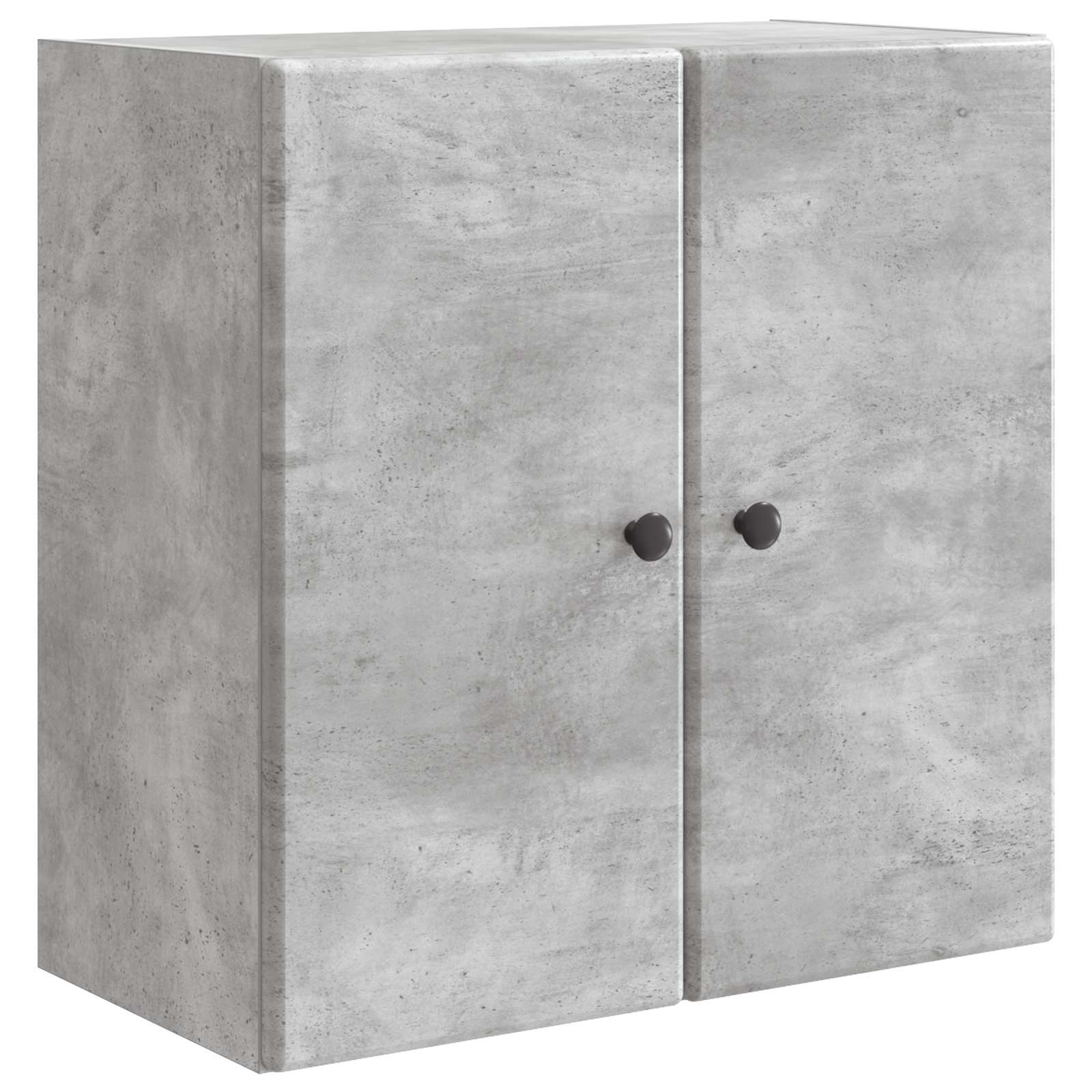 vidaXL Dulap montat pe perete Gri Beton 59 x 31 x 60 cm Lemn prelucrat