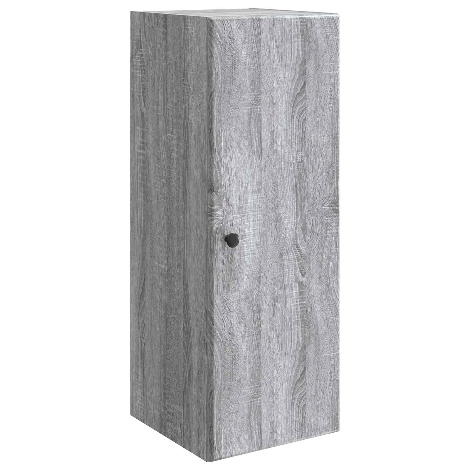 vidaXL Dulap montat pe perete Sonoma gri 33 x 34,5 x 90 cm
