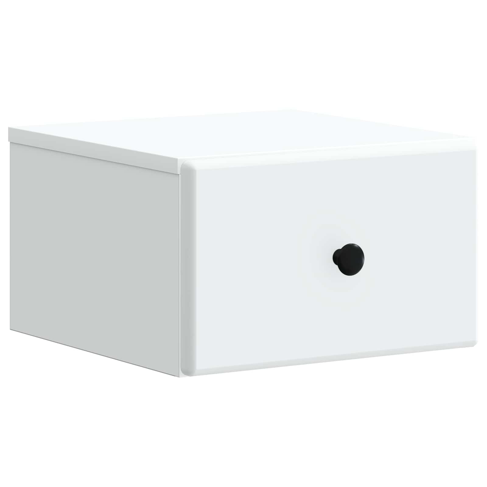 vidaXL Dulap de noapte suspendat Alb 34,5 x 33 x 20 cm Lemn prelucrat