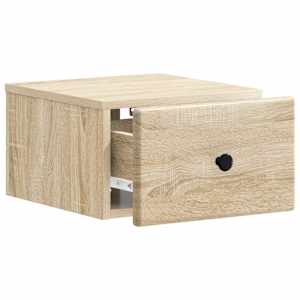 Nástěnný noční stolek 2 pcs Dub sonoma 34,5 x 33 x 20 cm - obrázek 6