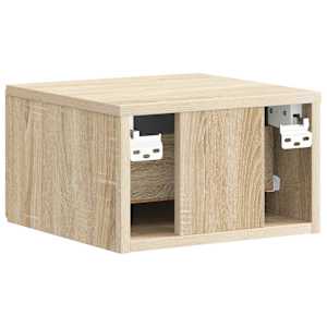 Nástěnný noční stolek 2 pcs Dub sonoma 34,5 x 33 x 20 cm - obrázek 9