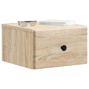 Nástěnný noční stolek 2 pcs Dub sonoma 34,5 x 33 x 20 cm - obrázek 3