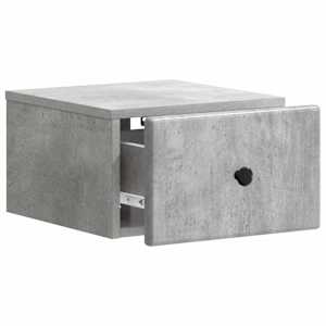 Nástěnný noční stolek 2 pcs Betonově šedá 34,5 x 33 x 20 cm - obrázek 6