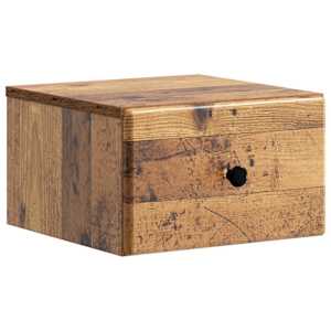 Nástěnný noční stolek 2 pcs Staré dřevo 34,5 x 33 x 20 cm - obrázek 5