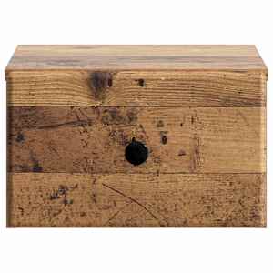 Nástěnný noční stolek 2 pcs Staré dřevo 34,5 x 33 x 20 cm - obrázek 7
