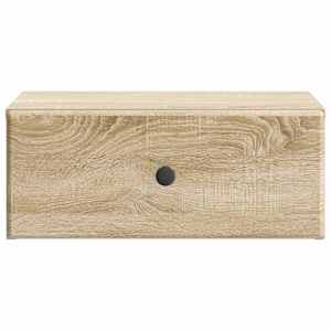 Nástěnný noční stolek 2 pcs Dub sonoma 49 x 34,5 x 20 cm - obrázek 7