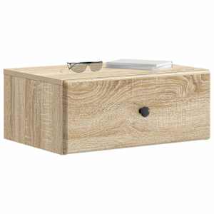 Nástěnný noční stolek 2 pcs Dub sonoma 49 x 34,5 x 20 cm - obrázek 3
