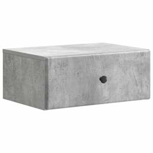 Nástěnný noční stolek 2 pcs Betonově šedá 49 x 34,5 x 20 cm - obrázek 5