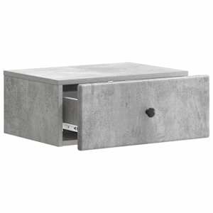Nástěnný noční stolek 2 pcs Betonově šedá 49 x 34,5 x 20 cm - obrázek 6