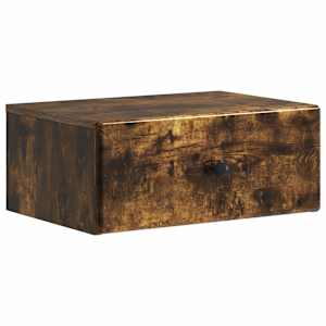 Nástěnný noční stolek 2 pcs Kouřový dub 49 x 34,5 x 20 cm - obrázek 5