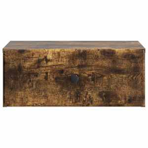 Nástěnný noční stolek 2 pcs Kouřový dub 49 x 34,5 x 20 cm - obrázek 7